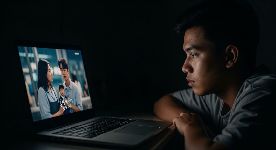 Pic 2 - Kebiasaan Nonton Drama Korea di Gelap-Gelapan, Bahaya Gak Sih?.jpg